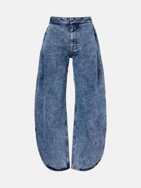 Barrel-leg jeans