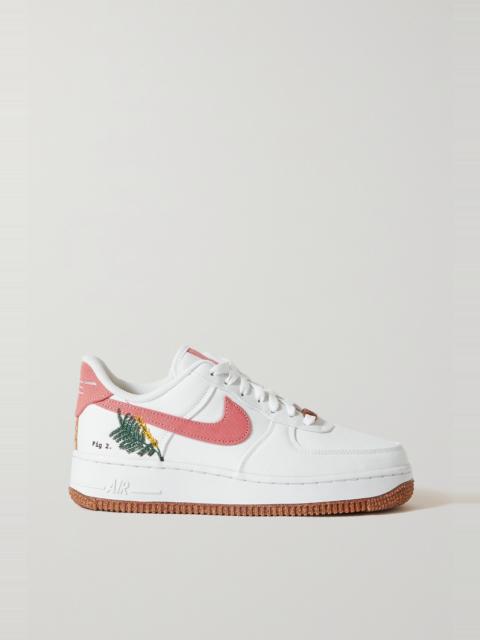 Nike Air Force 1 '07 SE embroidered canvas sneakers