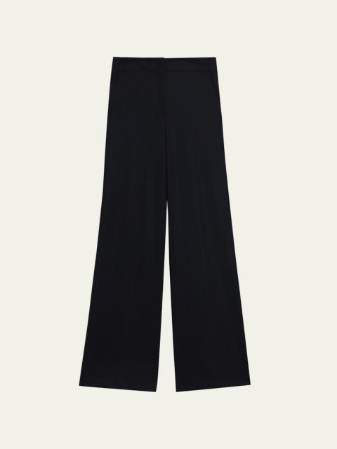 Terena Precision Ponte Cropped Wide-Leg Pants