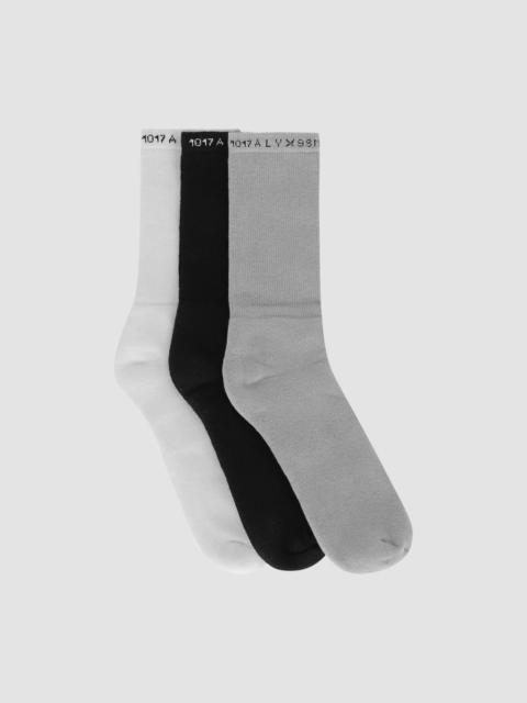 1017 ALYX 9SM 3 PACK SOCKS