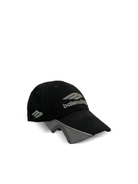 BALENCIAGA logo-embroidered cap
