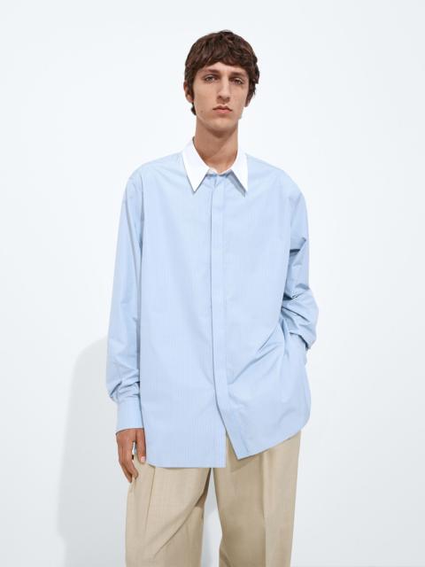 Bottega Veneta Striped Poplin Shirt