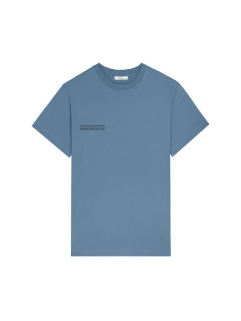 PANGAIA Mens 365 Midweight T-shirt - Indigo Blue