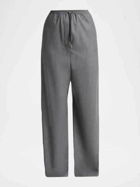 Lanvin Loose-Fit Wool Trousers