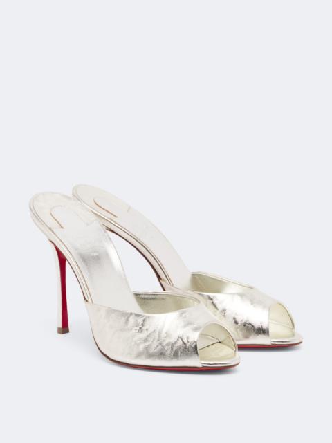 Christian Louboutin Me Dolly metallic leather mules