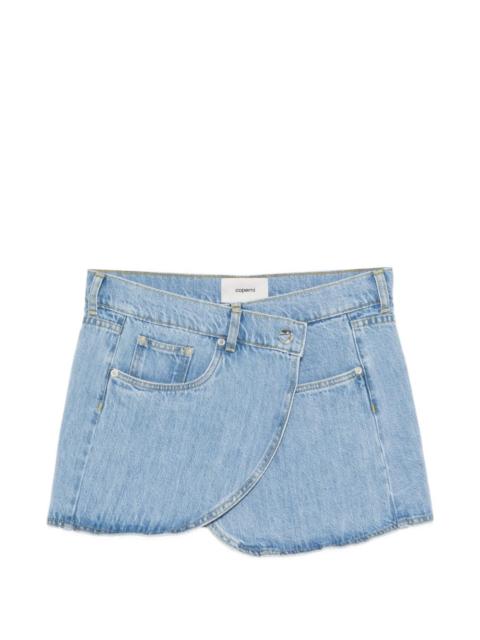 COPERNI asymmetric denim skirt