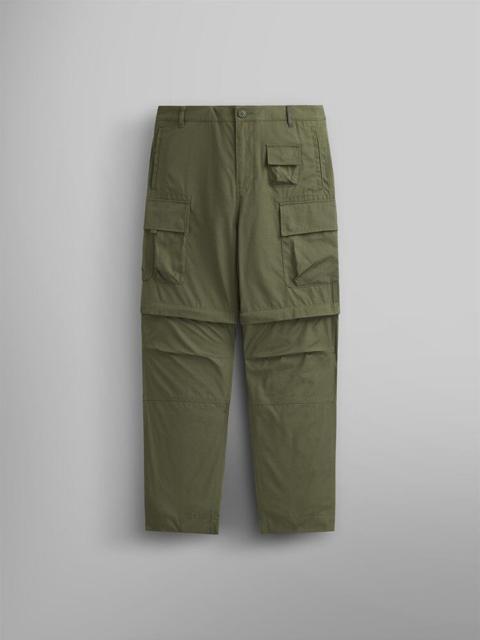 ALPHA INDUSTRIES CONVERTIBLE CARGO PANT (OG-107 GREEN)