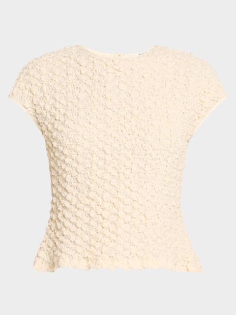 Wynn Hamlyn Shirred Cotton Top