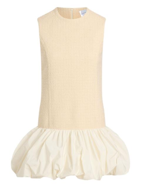 PATOU tweed bubble-hem dress