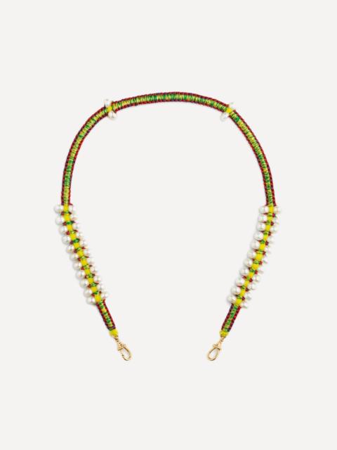 MARIE LICHTENBERG 14ct Gold Multicolor Mauli Link Necklace