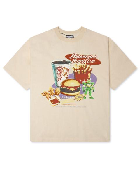 BILLIONAIRE BOYS CLUB ASTRO SAUCE S/S KNIT TEE - ECRU