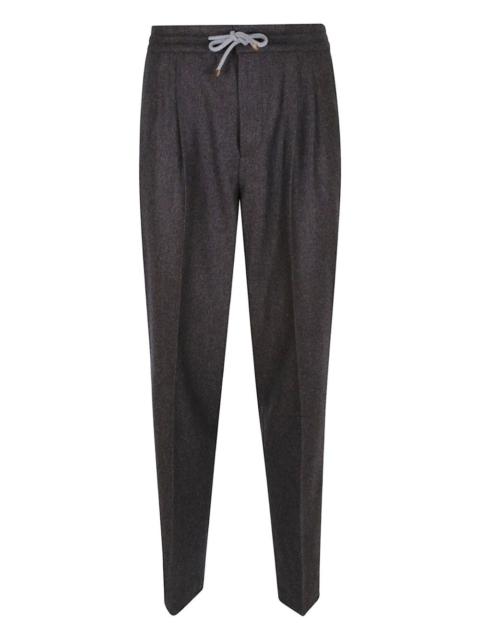 Brunello Cucinelli pleated drawstring trousers