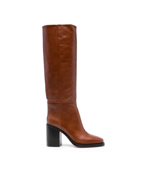 Ophelia 95mm leather boots