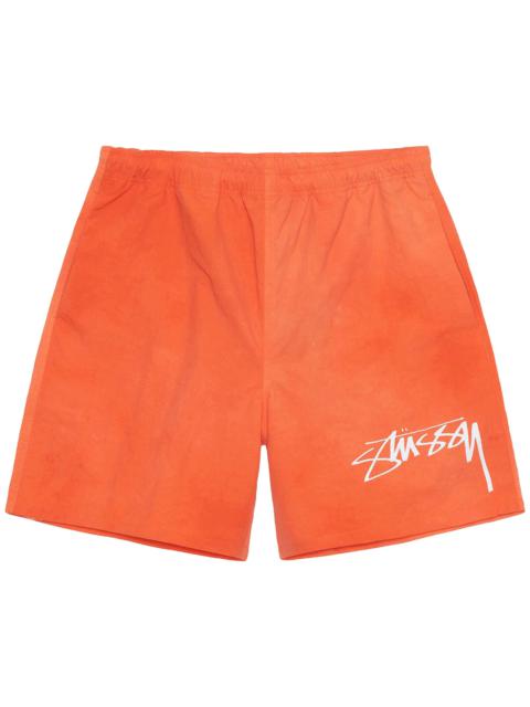 Stussy Wave Dye Nylon Short 'Persimmon'