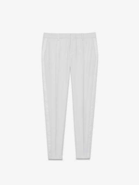 tuxedo pants in grain de poudre saint laurent