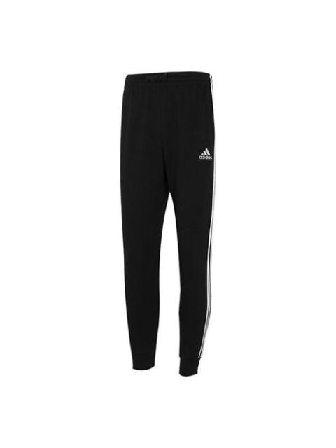 Men's adidas Side Bundle Feet Sports Pants/Trousers/Joggers Black GM1089