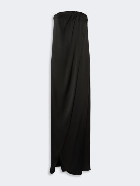 Max Mara FUMI Envers satin bustier dress - BLACK