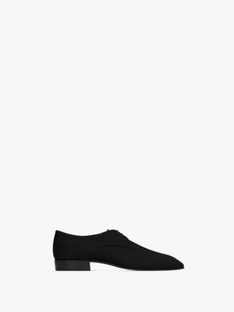 SAINT LAURENT gabriel derbies in faille