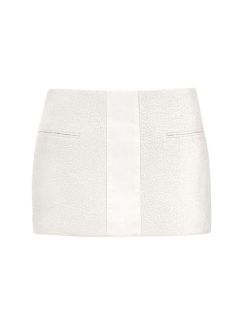 FERRAGAMO contrasting-panel mini skirt