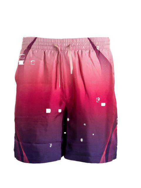 CASABLANCA gradient silk shorts