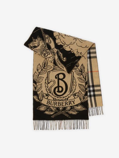 Wide Reversible Stormy Knight Scarf