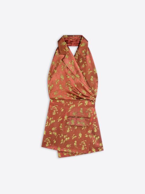 Dries Van Noten BACKLESS JACQUARD TOP
