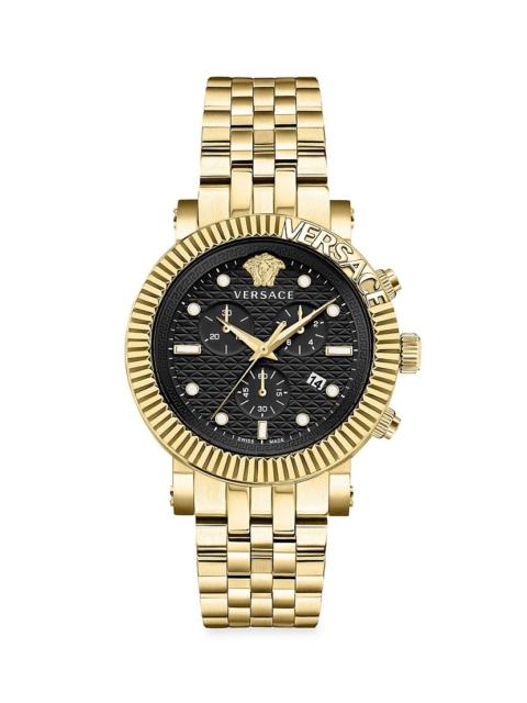 V-Chrono Classic Goldtone Stainless Steel Watch