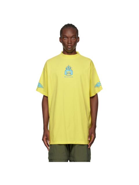 BALENCIAGA Yellow Burning Unity T-Shirt