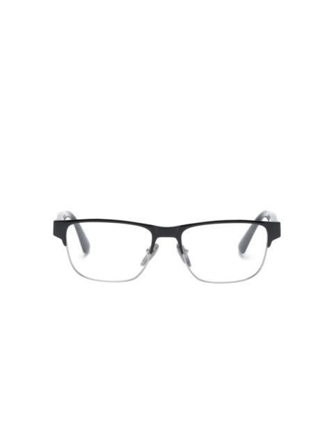 Prada rectangle-frame logo glasses