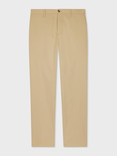 Paul Smith Beige Fine Cotton-Twill Chinos
