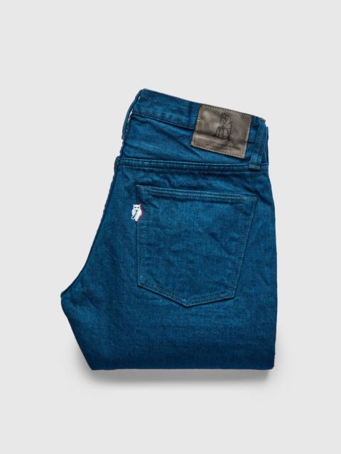 Pure Blue Japan PBO-002-005 "Asagi" 16.5oz Rinsed Selvedge Denim - Slim Straight Fit