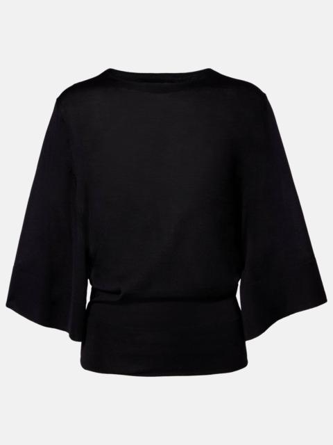 JACQUEMUS Mananco wool and silk sweater