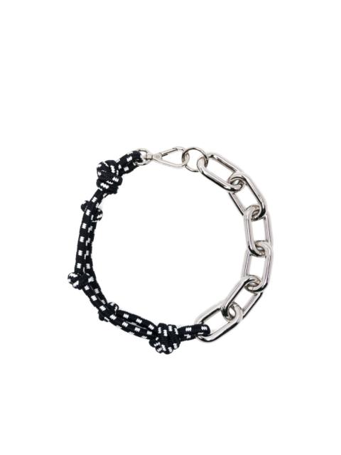 Plan C knotted chain-detail necklace