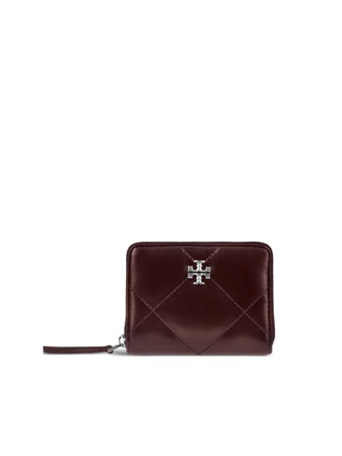TORY BURCH quilted zip-around wallet