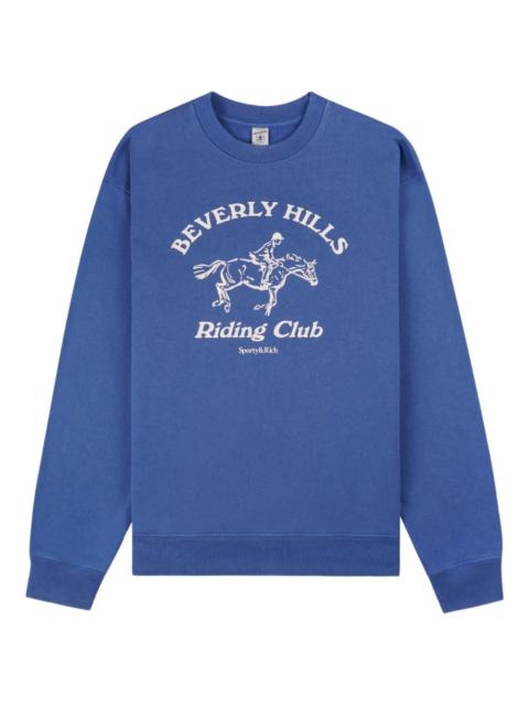 Sporty & Rich BH riding club graphic sweatshirt
