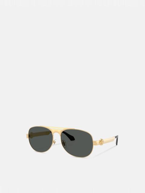 VERSACE Clarck Pilot Sunglasses