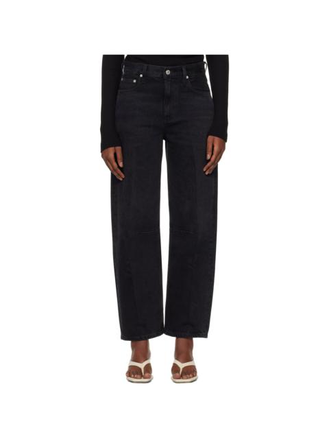 Black Miro Relaxed Jeans