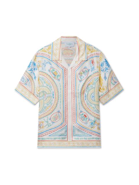 CASABLANCA Crayon Vase Silk Shirt | Casablanca Paris