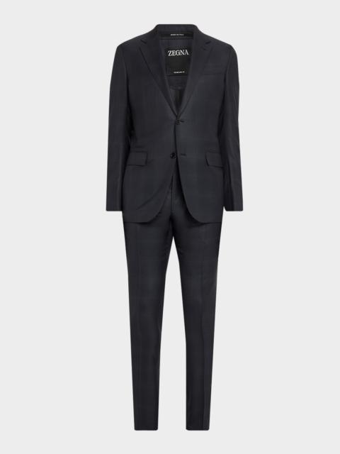 ZEGNA Men's 15milmil15 Wool Tonal Plaid Two-Piece Suit
