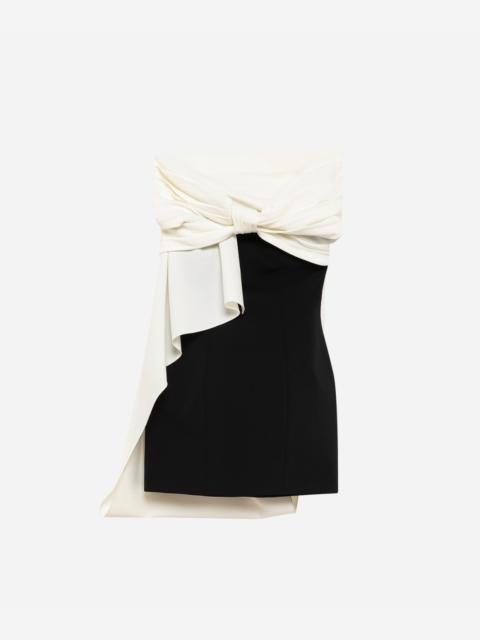 MSGM Cady dress with macro bow