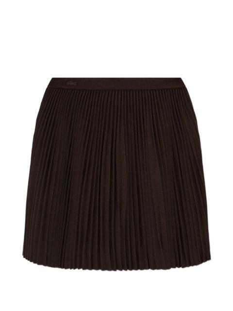 LACOSTE pleated mini skirt