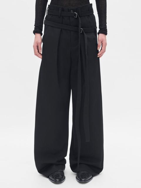Woubrecht High Comfort Double Belted Trouser