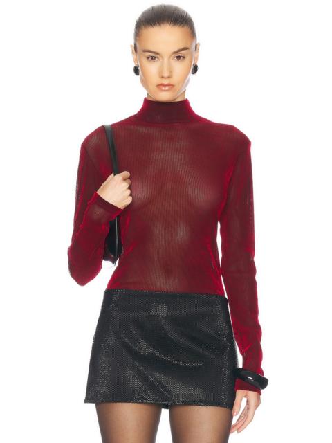 LUDOVIC DE SAINT SERNIN Mock Neck Top