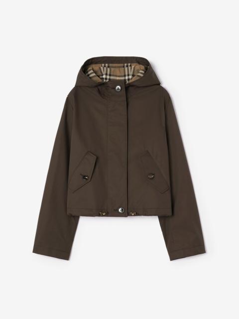 Burberry Cropped Tropical Gabardine Parka