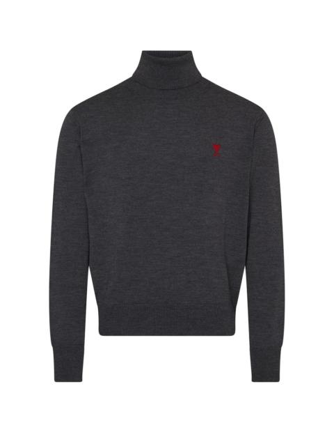 AMI Paris Ami de Cœur turtleneck sweater