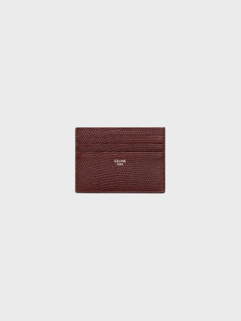 CELINE LARGE CARD HOLDER in LIZARD EMBOSSED CALFSKIN