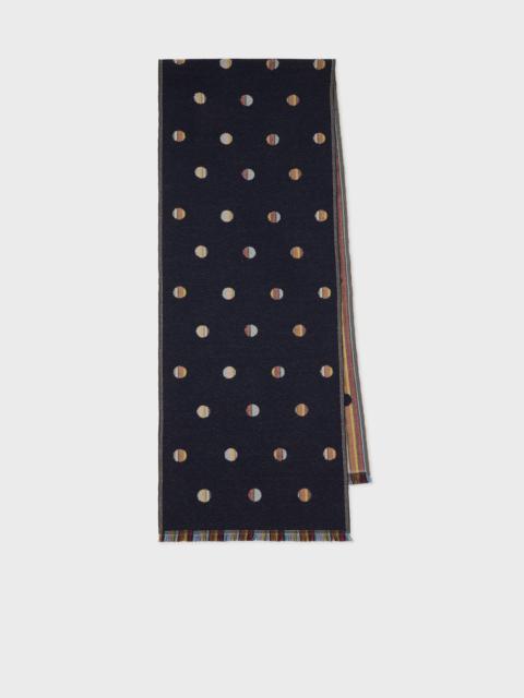 'Signature Stripe' Polka Dot Scarf