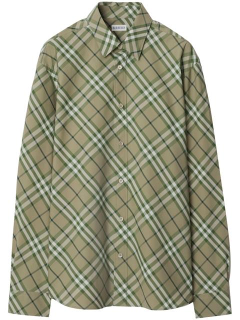 checked cotton shirt