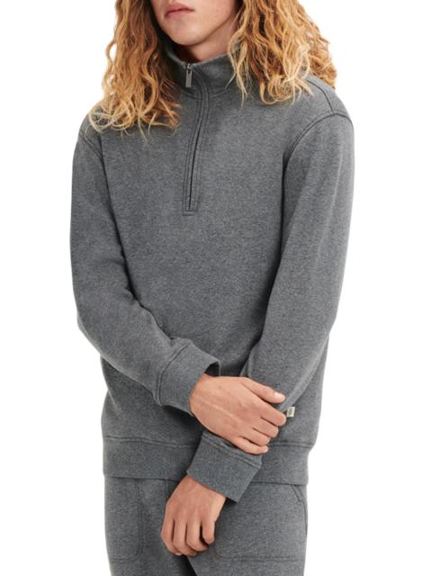 UGG Men's Zeke Quarter-Zip Sweater - Charcoal
