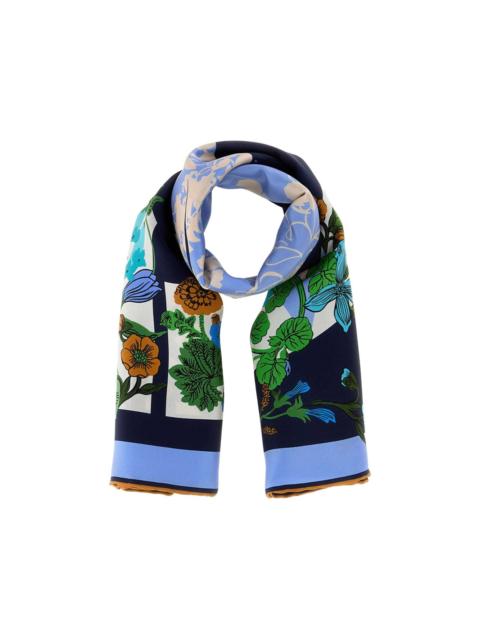 FERRAGAMO Pegaso floral scarf